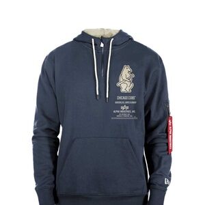 Alpha Industries Men's Navy Hoodie - NWT - Cubs